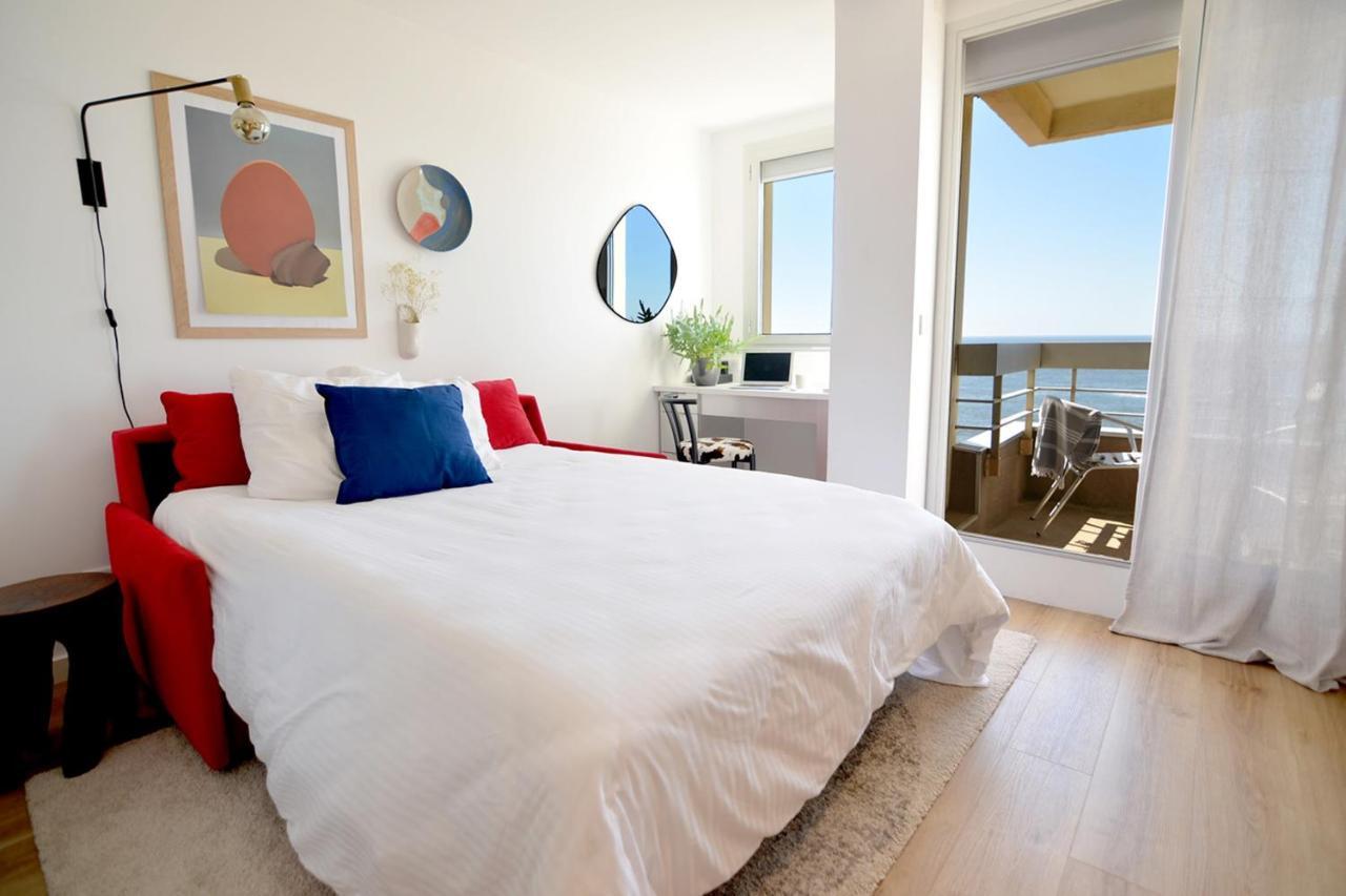 Nouvelle Vague Modern Ocean View Studio W Balcony - Swimming Pool Биарриц Экстерьер фото