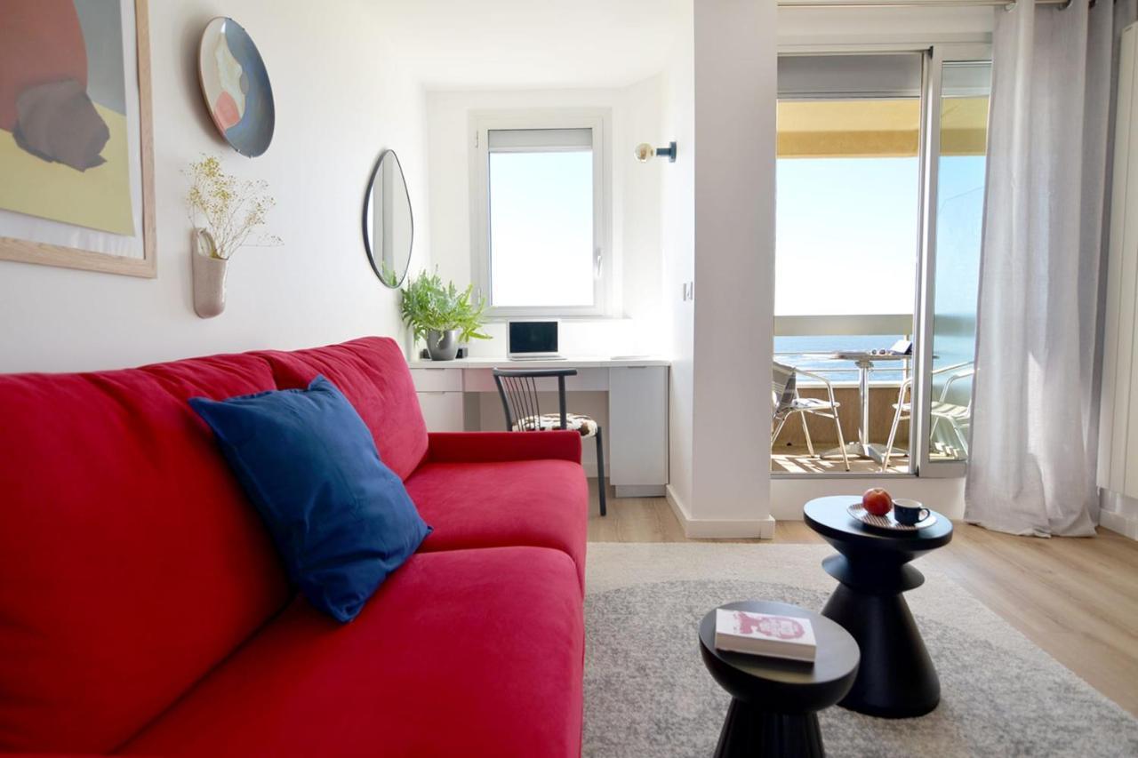 Nouvelle Vague Modern Ocean View Studio W Balcony - Swimming Pool Биарриц Экстерьер фото