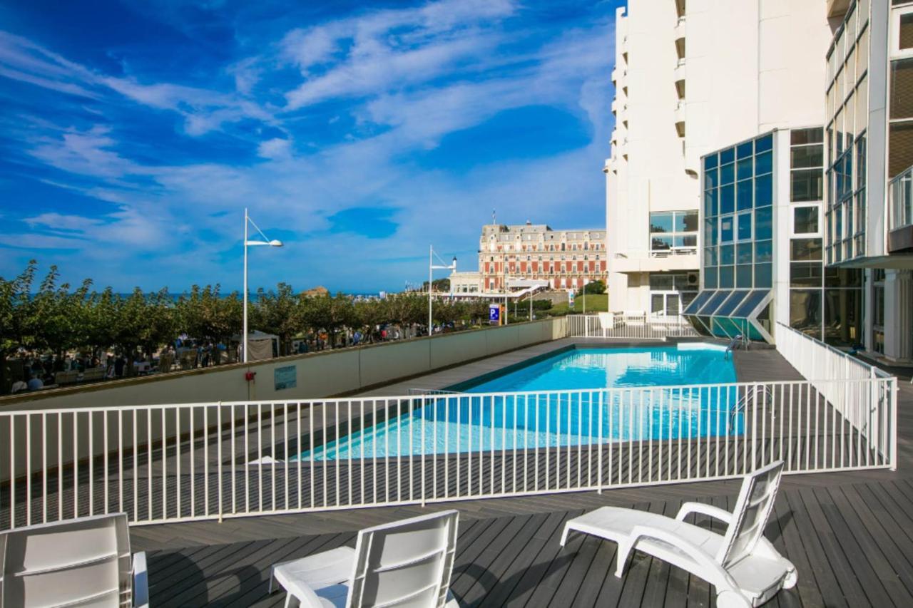 Nouvelle Vague Modern Ocean View Studio W Balcony - Swimming Pool Биарриц Экстерьер фото